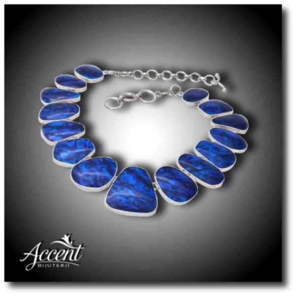 Abalone albastru la Accent Bijuterii - simbol al relaxarii