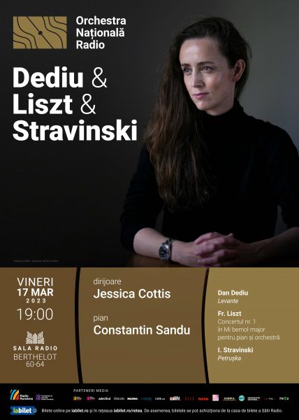 Dirijoarea Orchestrei Simfonice din Canberra - JESSICA COTTIS - invitată la Sala Radio