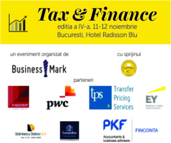 A patra editie a Tax & Finance Forum - 11, 12 noiembrie 2015