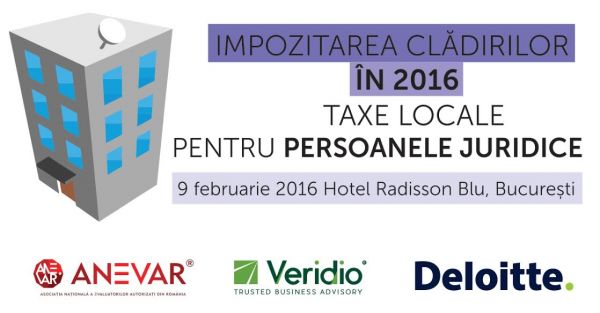 Impozitarea cladirilor in 2016. Taxele locale pentru persoane juridice, 9 februarie 2016