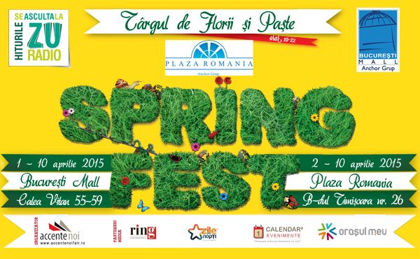 SPRING FEST - Targul Cadourilor de Florii si Paste 2015 in Bucuresti Mall si Plaza Romania!