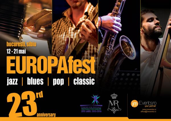 EUROPAfest 2016, povestea de succes continua - 12 - 21 mai, Bucuresti & Sibiu