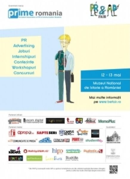 PRIME Romania organizeaza a treia editie PR&Ad Fair - singurul targ de joburi si internshipuri specializat pe domeniul relatiilor publice si al publicitatii