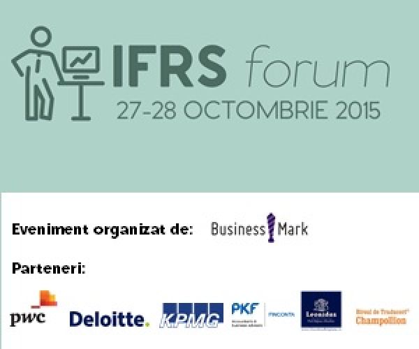 Peter Clark, Directorul Tehnic al IFRS Foundation - International Accounting Standards Board (IASB) este speaker la IFRS Forum