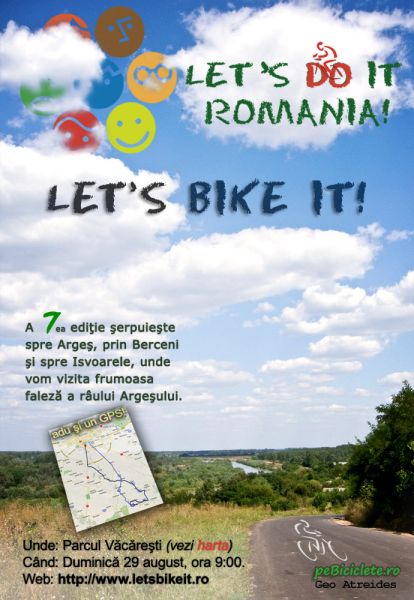 "Let's Bike It" va invita la cartare pe biciclete! Editia numarul 7 isi asteapta biciclistii!