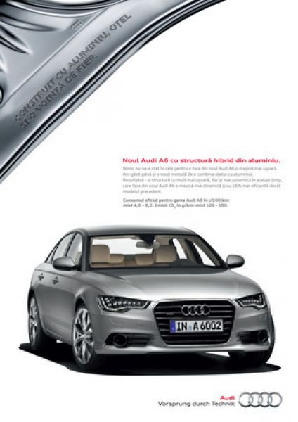 Lansarea noului Audi A6 organizata de ICON Advertising