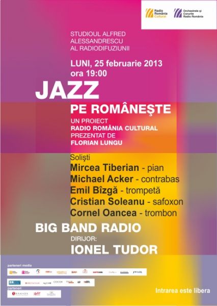 "Jazz pe romaneste" live la Radio Romania Cultural