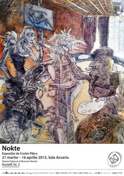 Nokte, expozitie de grafica si pictura la Muzeul National al Taranului Roman 