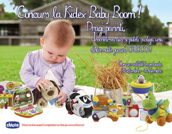 Concurs Kidex-Baby Boom: Castiga o jucarie pentru copilasul tau!